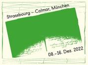 Flyer der Ausstellung „Strassbourg – Colmar, München“